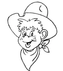 Wild West kleurplaat 19